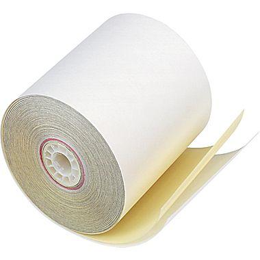3" X 2 3/4" 2 Ply carbon Receipt Paper Rolls