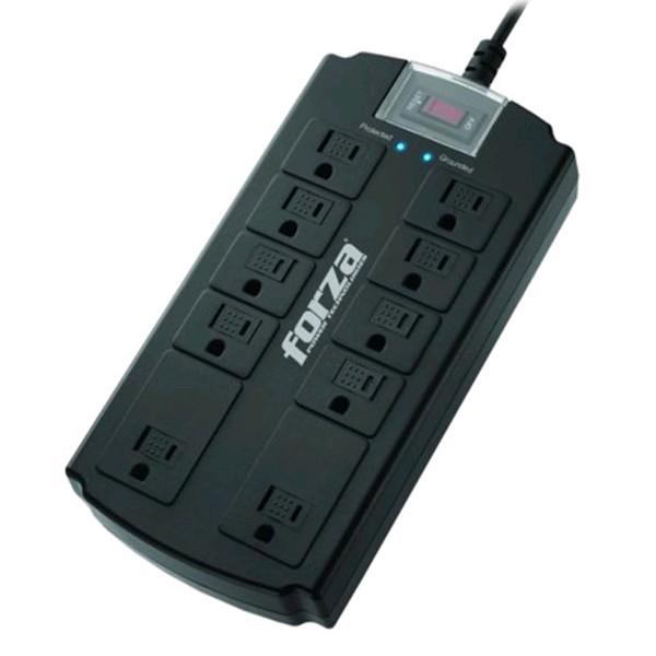 Forza FSP-10UN Surge Protector W/1080 JOULES 110/240