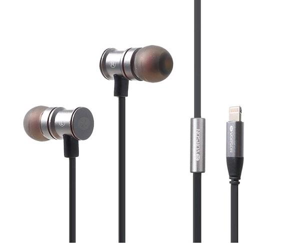 Vorson Stereo Earphone for iPhone 7/7 Plus, Silver, VE- 002 - CDE-2013