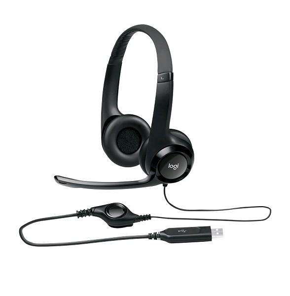 Logitech H390 USB Headset W/ Microphone 981-000014