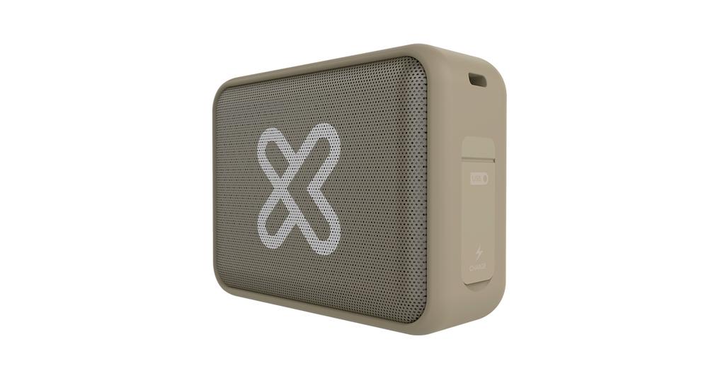 Klip Xtreme Nitro TWS KBS-025BG - Speaker - Beige - 20hr Waterproof IPX7
