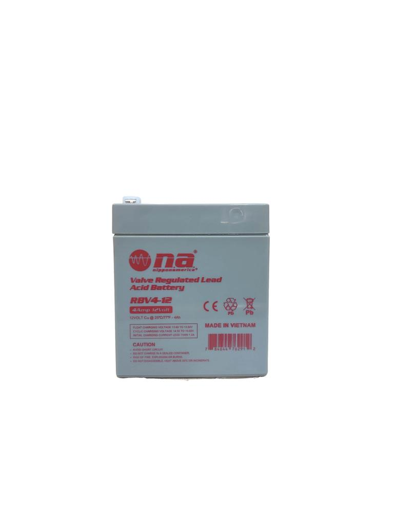 NA Rechargeable UPS Lead Acid Battery 12V 4Ah - RBV4-12