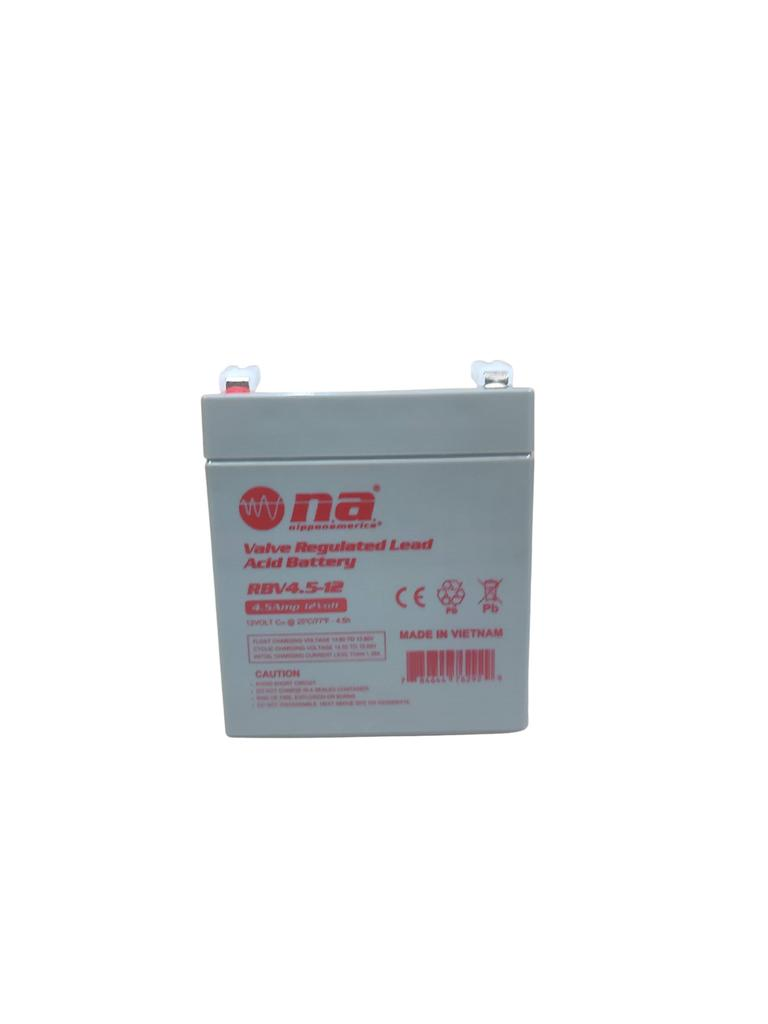 NA Rechargeable UPS Lead Acid Battery 12V 4.5Ah - RBV4.5-12