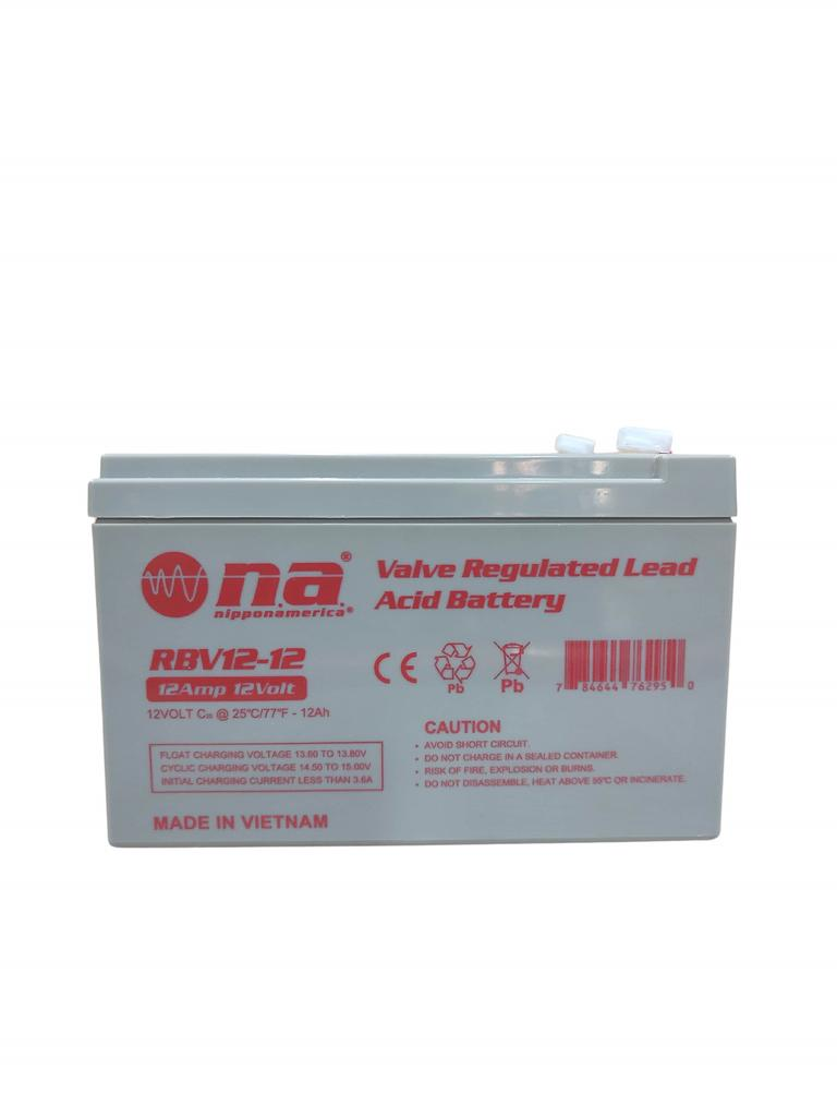 NA Rechargeable UPS Lead Acid Battery 12V 12Ah - RBV12-12