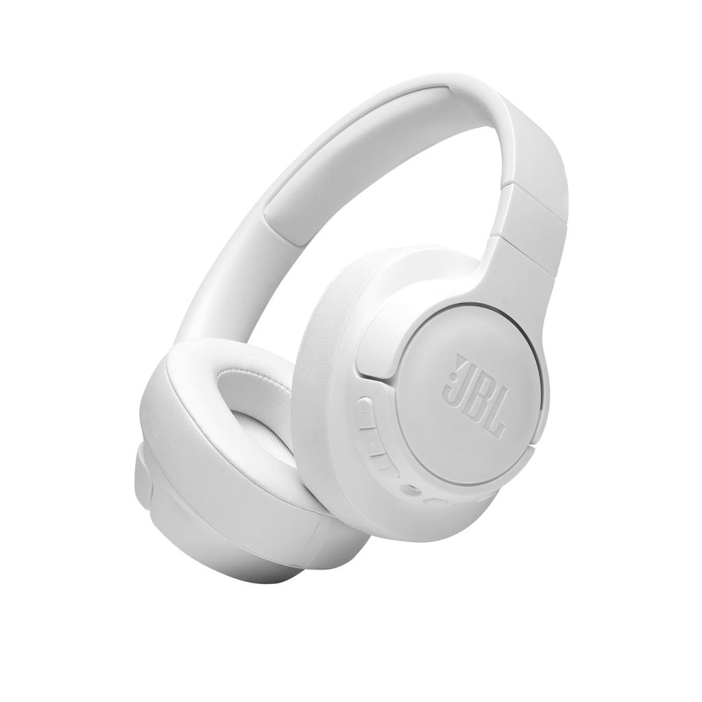 JBL - Tune 760NC Wireless Noise Cancelling Over-Ear Headphones - White - JBLT760NCWHTAM