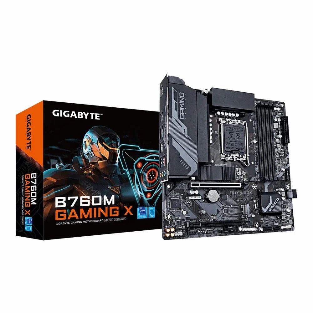 GIGABYTE B760M DS3H DDR4 (LGA 1700/ Intel/ B760/ M-ATX/ DDR4/ Dual M.2/ PCIe 4.0/ USB 3.2 Gen 2 Type-C/ 2.5GbE LAN/Q-Flash Plus/PCIe EZ-Latch/Gaming Motherboard