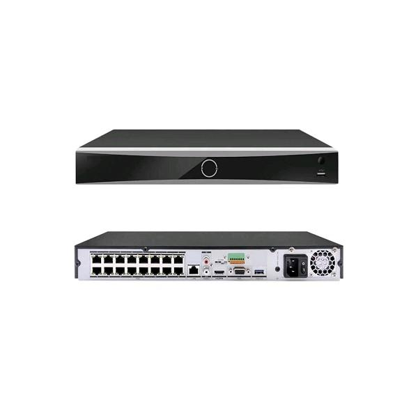 Hikvision DS-7616NXI-K2/16P - Standalone NVR - networked/ 16 POE channels/up to 12MP recording/ Up to 160 Mbps incoming bandwidth/ Facial recognition, perimeter protection, motion detection 2.0