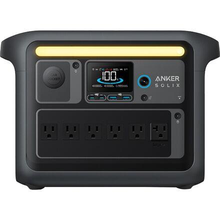 Anker Solix Generator Kit/Portable Power Station+ Folding Solar Panels; Capacity: 768Wh Output: 1200W- C800X