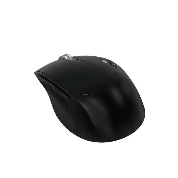 Klipx Duotrak 6 Buttons Dual mode wireless mouse Bluetooth v5.0 & 2.4 GHz Wireless dongle- KMB-501BK